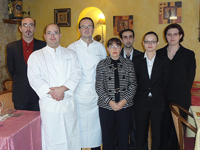 L'équipe du restaurant Le Lion d'Or